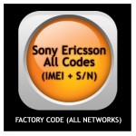 SonyEricsson All Codes (IMEI + S / N)